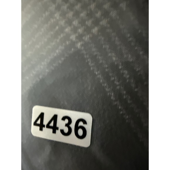 Hollister Grey Plaid Crossover Hood Fleece Hoodie Embroidered Spell Out Mens S - Picture 11 of 11